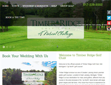 Tablet Screenshot of golftimberridge.com